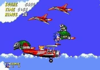 Sonic 2 - Sky Chase Zone